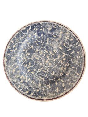 Pier 1 Bluberry Spray Salad Plate 8.5" vintage earthenware crafted in England wh